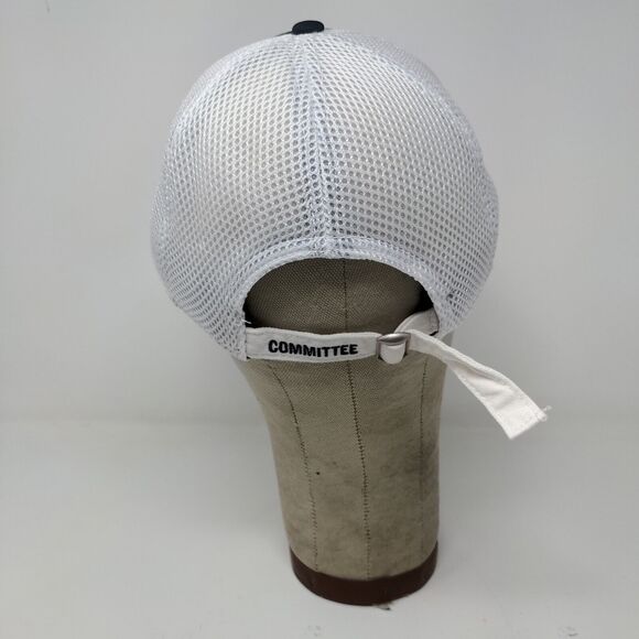 RMEF Rocky Mountain Elk Foundation Slideback Hat Blue OSFM Embroidered Logo - Picture 7 of 11